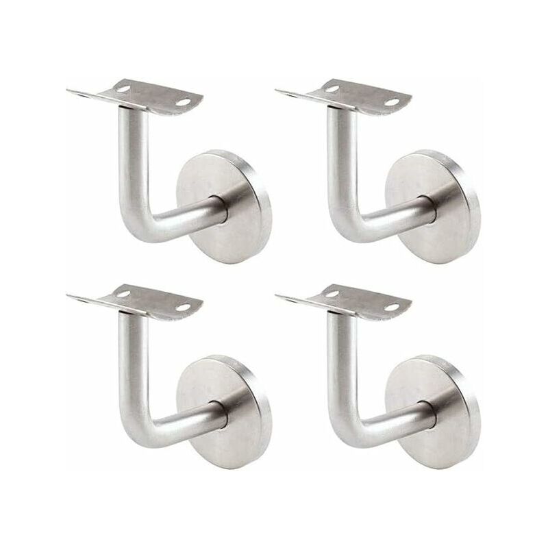 KZQ - jamais UTILISÉ]Supports de Main Courante pour Fixation Murale - Supports en Acier Inoxydable pour Rampe d'Escalier - Ensemble de 4 Supports