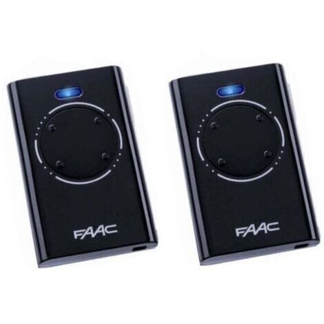[JAMAIS UTILISÉ]Télécommande FAAC XT4 868 SLH NOIR Pack de 2 - Noir