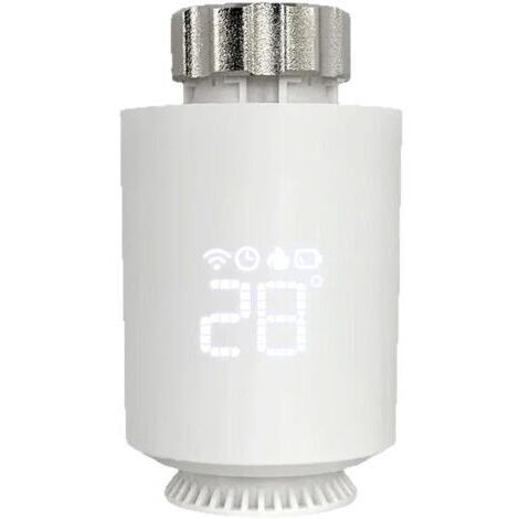 [JAMAIS UTILISÉ]Tête Thermostatique Radiateur , Vanne Thermostatique Connectée Programmable, Thermostat Radiateur Compatible avec Alexa, Smart Life APP Contrôle, Tuya Zigbee Gateway Requis