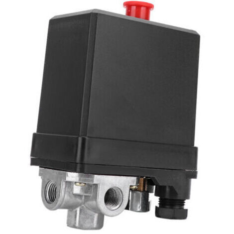 [JAMAIS UTILISÉ]Vanne de commande de pressostat de Type vertical 380V 3 phases 4 trous G1/4 "pour compresseur d'air