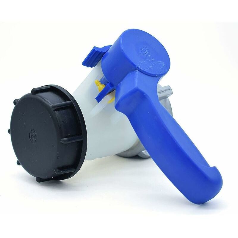 KZQ - jamais UTILISÉ]Vanne Papillon en Aluminium avec Écrou Flottant S60x6 pour Cuve ibc de 1000 litres