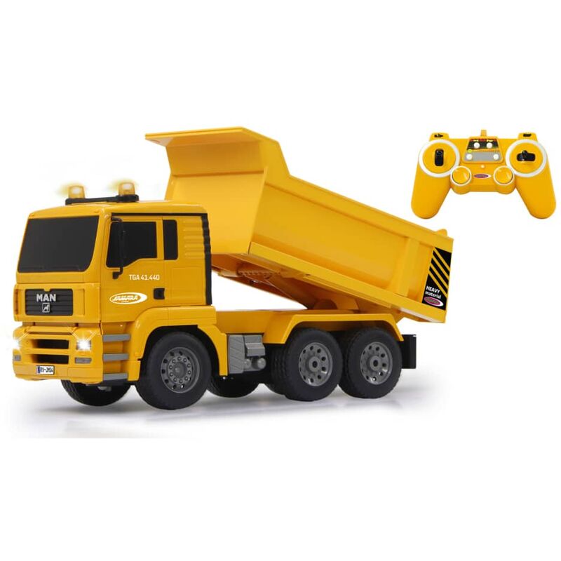 

Camión de basura teledirigido MAN 2,4GHz 1:20 - Amarillo - Jamara