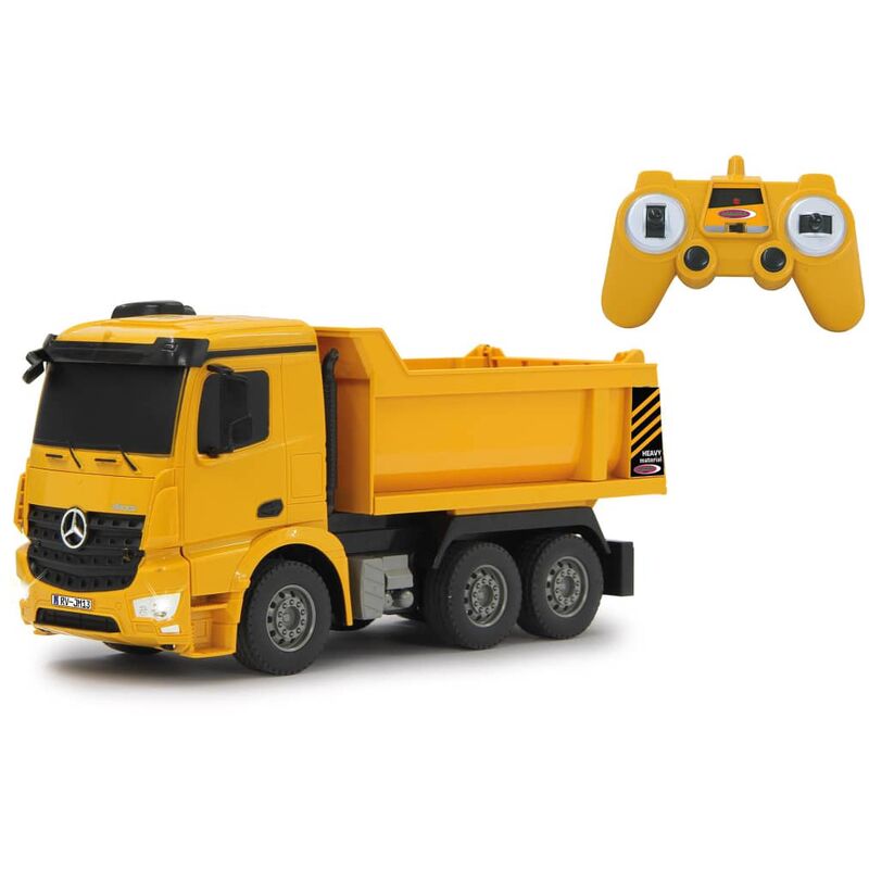 

Jamara Camión volquete teledirigido Mercedes-Benz Arocs amarillo 1:26 - Amarillo