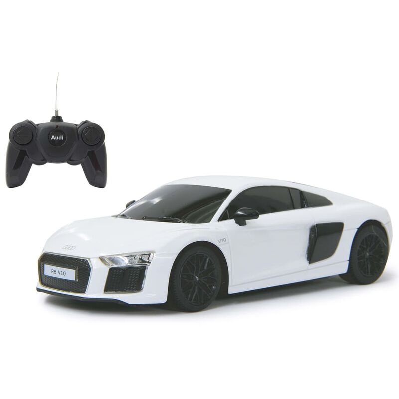 

Coche superdeportivo teledirigido Audi R8 2015 blanco 1:24 - Blanco - Jamara