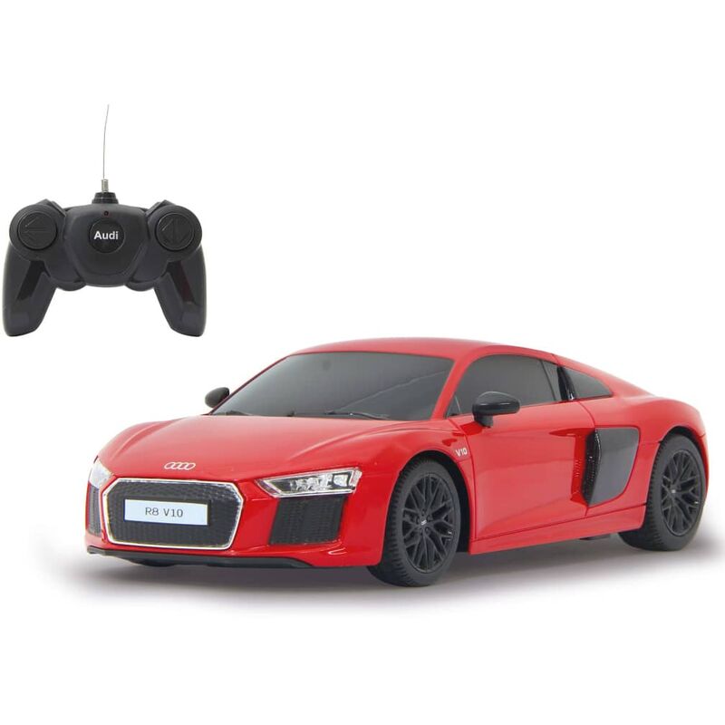 

Coche superdeportivo teledirigido Audi R8 2015 rojo 1:24 - Rojo - Jamara