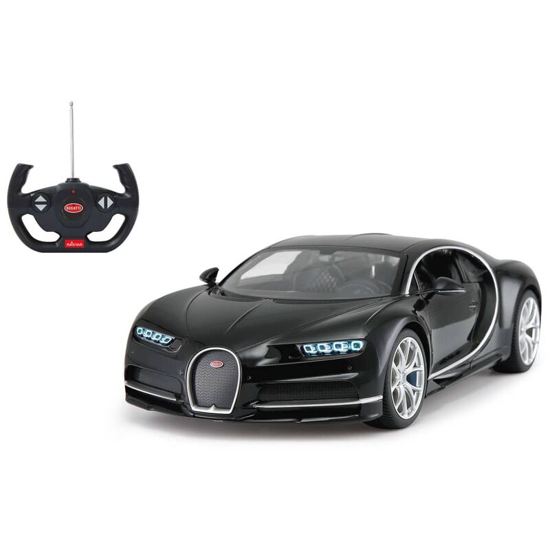 

Coche superdeportivo teledirigido Bugatti Chiron negro 1:14 - Negro - Jamara