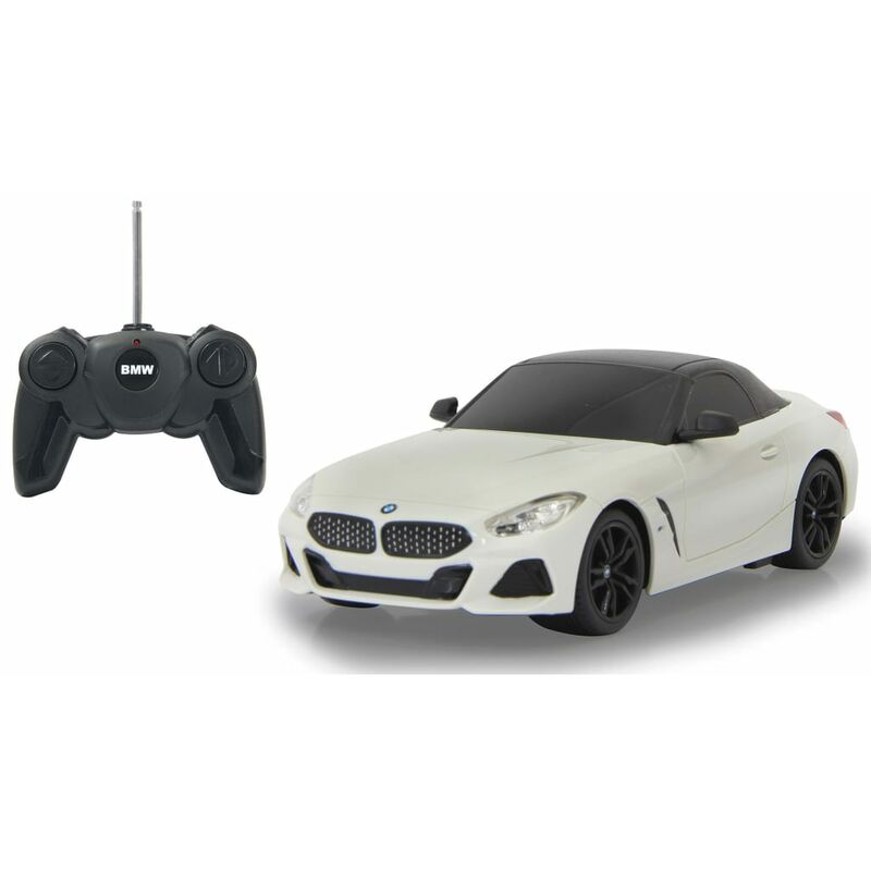 

Coche superdeportivo teledirigido Roadster BMW Z4 blanco 1:24 - Blanco - Jamara