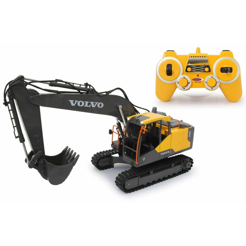 

Excavadora teledirigida Volvo EC160E amarilla 2,4 GHz - Amarillo - Jamara