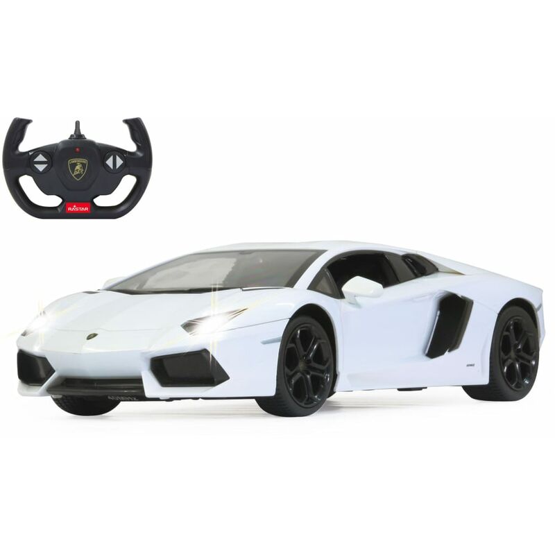 

Superdeportivo teledirigido Lamborghini Aventador blanco 1:14 - Blanco - Jamara