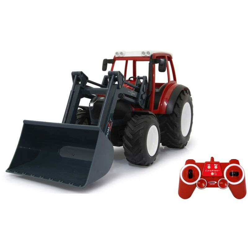 

Tractor teledirigido con pala delantera Lindner Geotrac 1:16 - Rojo - Jamara