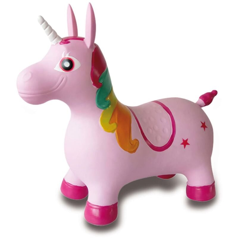 

Unicornio saltarín con bomba rosa - Multicolor - Jamara