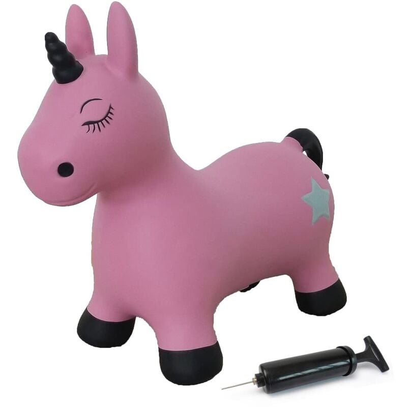 

Unicornio saltarín con bomba rosa - Rosa - Jamara