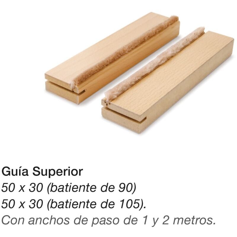 

Jambas Hoja Unica Ancho 1Mt Mdf 90 - MDF