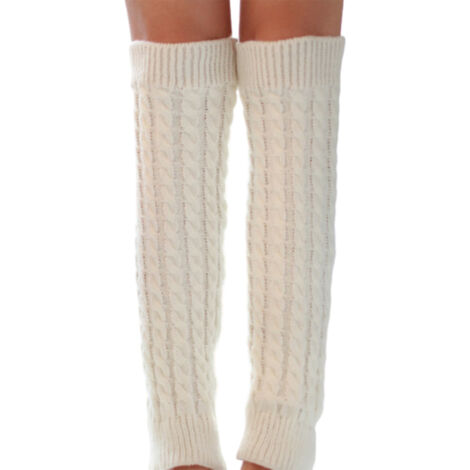 Jambières Femme Accessoires Fête Années 80 Côtelées Tricot Fluorescent Hiver Junior Chaussettes Stylées