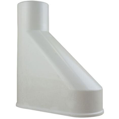 Jambonneau PVC gouttière 25 Ø80 -blanc