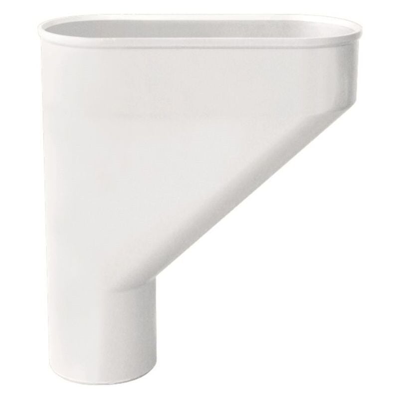 Jambonneau sortie Ø80 blanc