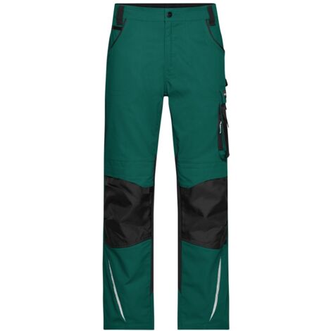 James & Nicholson Arbeitsbundhose JN832 Gr. 25 dark-green/black