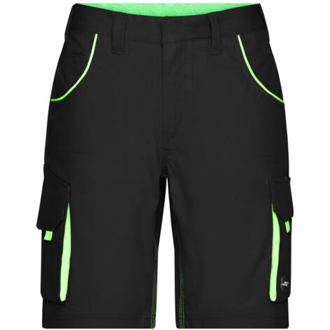 James & Nicholson Bermuda JN872 Gr. 42 black/lime-green