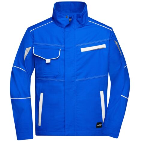 James & Nicholson Funktionelle Jacke JN849 Gr. 2XL royal/white