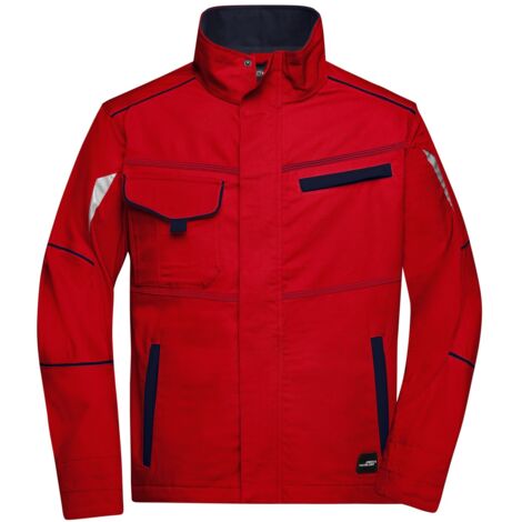 James & Nicholson Funktionelle Jacke JN849 Gr. S red/navy