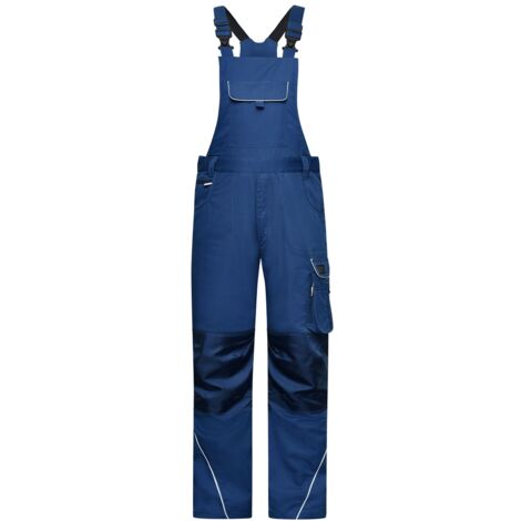 James & Nicholson funktionelle Latzhose JN879 Gr. 98 dark-royal