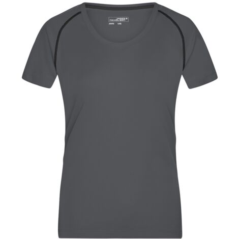 James & Nicholson Funktions-Shirt Damen JN495 Gr. S titan/black