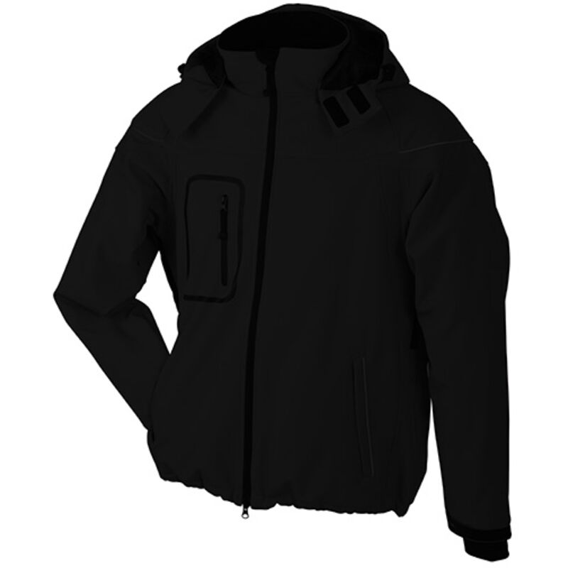 Image of JAMES & NICHOLSON JN Men’s Winter Softshell Jacket JN1000 95%PES/5%EL black Größe 3XL