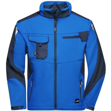 James & Nicholson Professionelle Softshelljacke JN844 Gr. L royal/navy