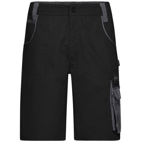 James & Nicholson Workwear Bermuda JN835 Gr. 44 black/carbon
