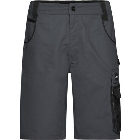 James & Nicholson Workwear Bermuda JN835 Gr. 48 carbon/black