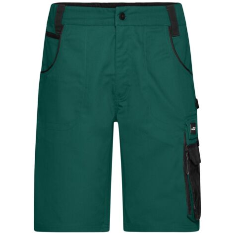 James & Nicholson Workwear Bermuda JN835 Gr. 52 dark-green/black