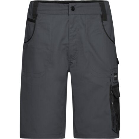 James & Nicholson Workwear Bermuda JN835 Gr. 56 carbon/black