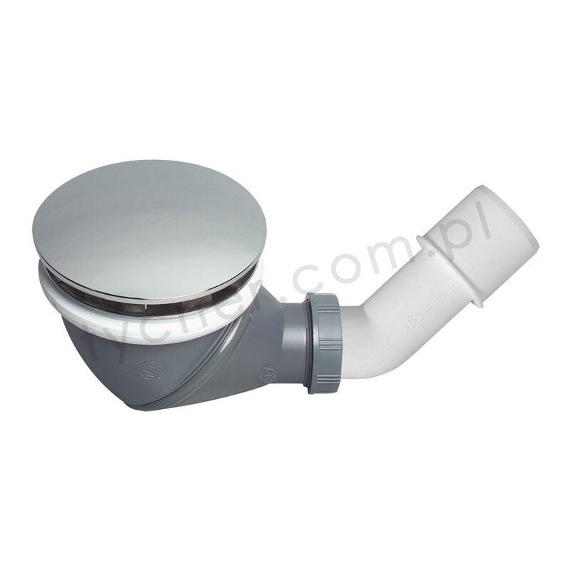 TYC - Siphon de douche James 90 mm, 360 degrés, avec valve complète