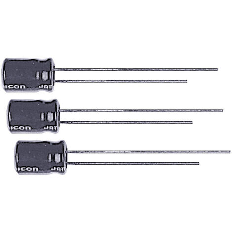 Jamicon SHR010M1HC07M Elektrolyt-Kondensator THT  1.5 mm 1 µF 50 V 20 % (Ø x L) 4 mm x 7 mm 1 St.