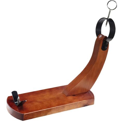 jamonero mod.huelva madera pino lacado nogal sin cuchillo 3919