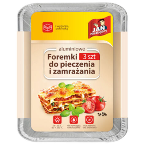 Jan Niezbędny Aluminium Back- und Gefrierformen 3 Stück