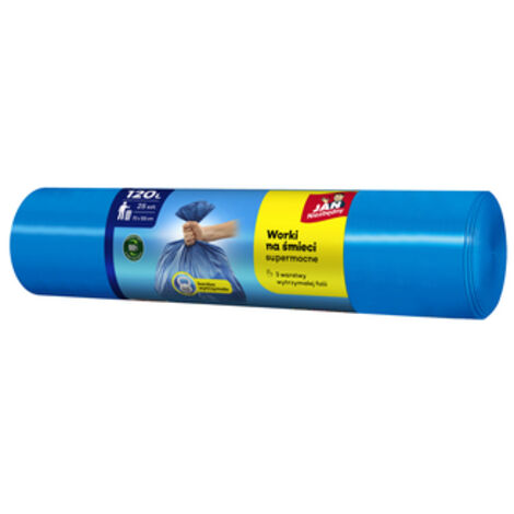 Jan Niezbędny Gerade Müllsäcke LD blau 120L 25 Stk