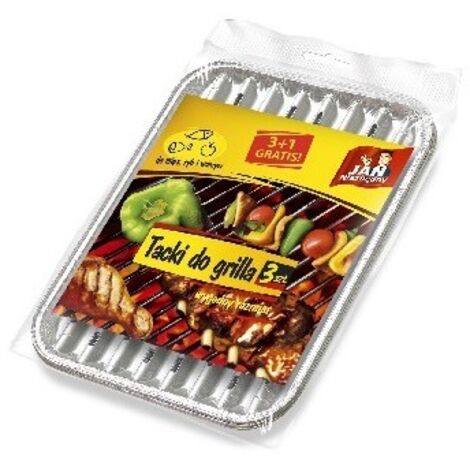 Jan Niezbędny Rechteckige Grillschalen klein 3 Stk