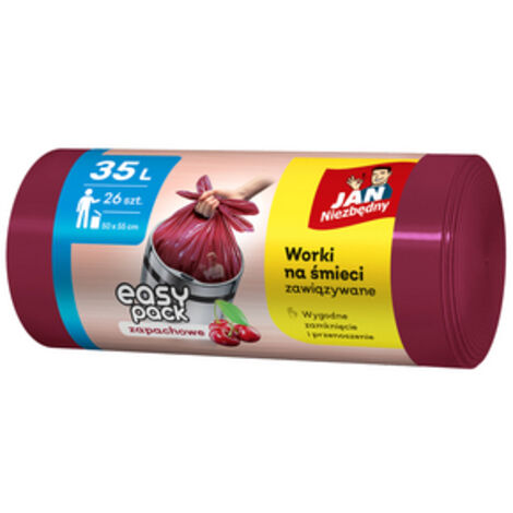 Jan Niezbędny Sacs poubelles Easy-pack Cherry 35 L 26 pcs.