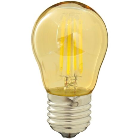 Jandei - Ampoule LED à filament 4W G45 doré Filetage E27 Ampoule LED à filament E27 blanche 4200K