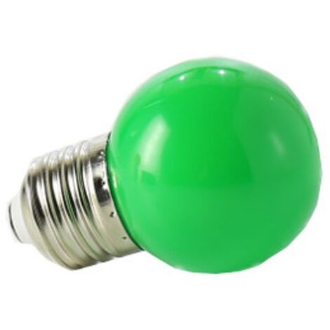 Jandei - Ampoule LED couleur 1W E27 Party GREEN Ampoule LED E27 Couleurs