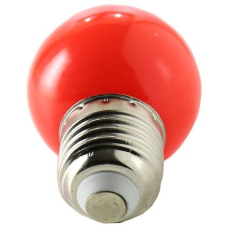 Jandei - Ampoule LED couleur 1W E27 party ROUGE Ampoule LED E27 Couleurs