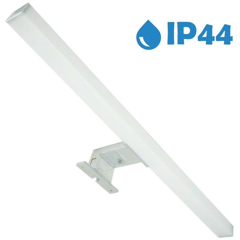 

Aplique LED 'Apia' 7W 500mm IP44 4200K aplique para baño cromado baño espejo lavabo CRI 85 resistente a salpicadura y humedad - Jandei