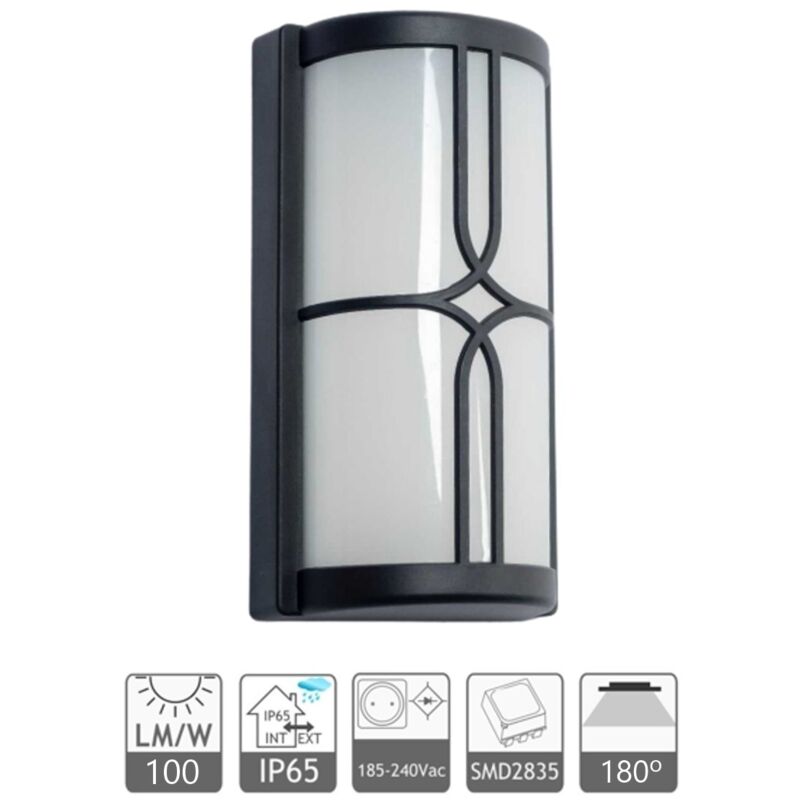 Applique led 'Auckland' 20W extérieure IP65 3000K Luminaires extérieurs - Jandei