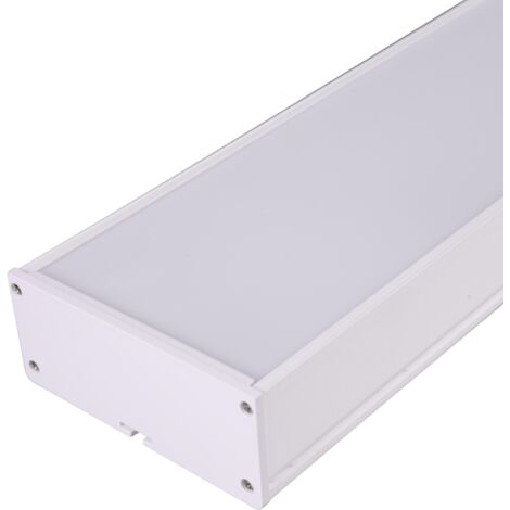 Jandei - Bande linéaire PVC 18W 600x100mm surface/accroche 4200K IP20 cadre blanc Bande LED