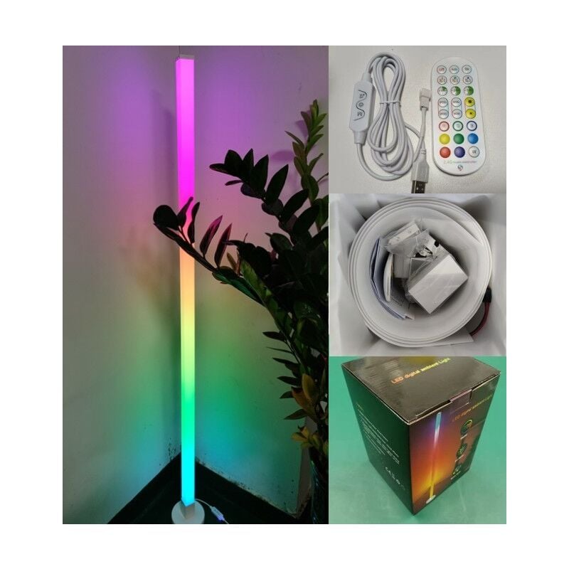 Lampadaires led rgb intelligents Bluetooth avec lampadaire télécommandé - Jandei