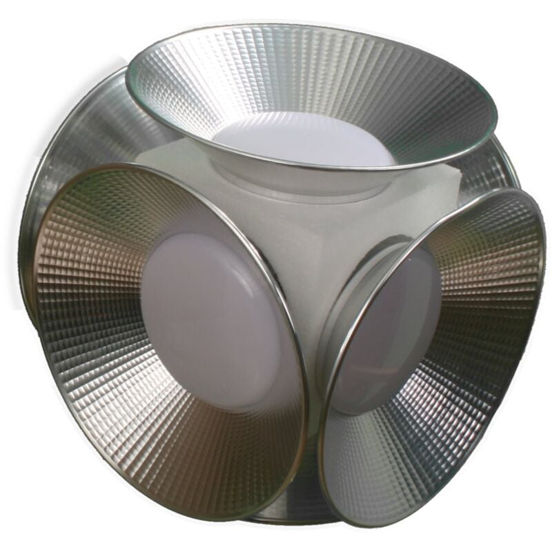 6X E27 ampoule led haute baie 40W 6000K pour atelier table entrepôt E27 capot fileté - Jandei