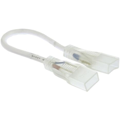 Jandei - Câble connecteur transparent flexible néon led 1 et 2 côtés monocolores Accessoire Néon LED