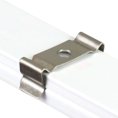 Jandei - Clip pour profilé en aluminium 12,3 x 6,08 mm Pack 10 pc Profil pour bandes LED