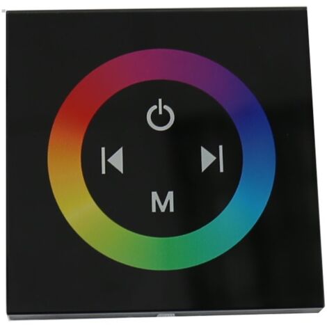 Jandei - Commande RGB encastrable tactile pour LED RGB 12 et 24V 144W Multicolore Accessoires